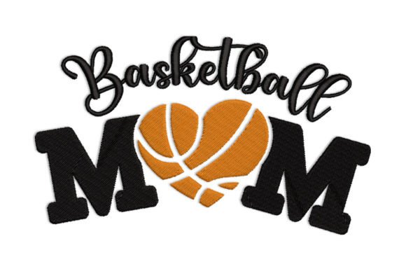 Basketball Mom Embroidery