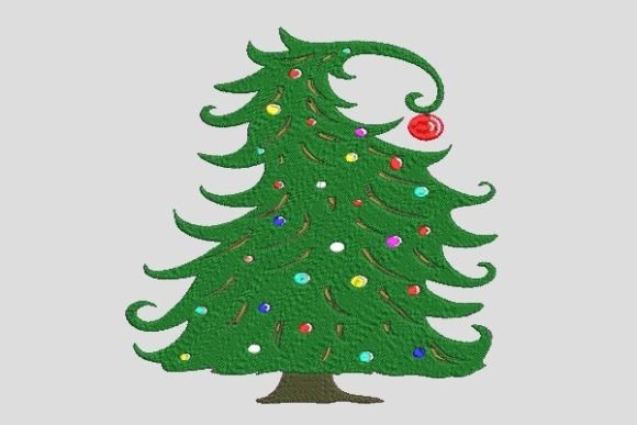 Beautiful Noel Tree Christmas Embroidery