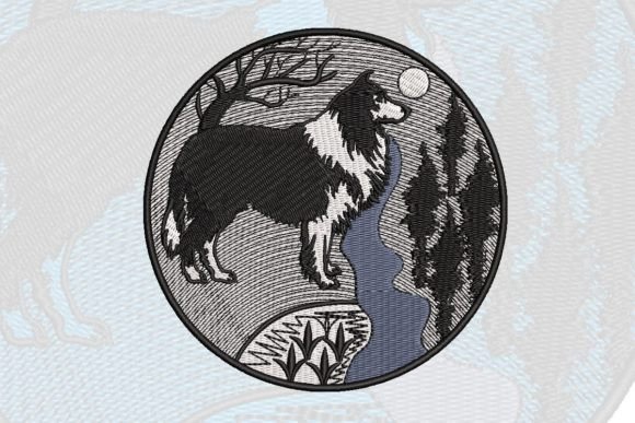 Collie Dog: A Designer’s Seasonal Embroidery Review