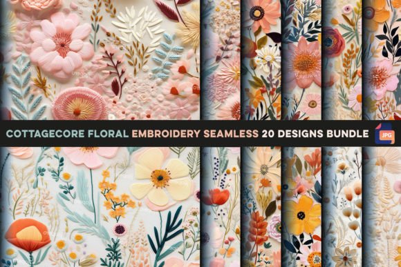 Cottagecore Floral Embroidery Seamless Review