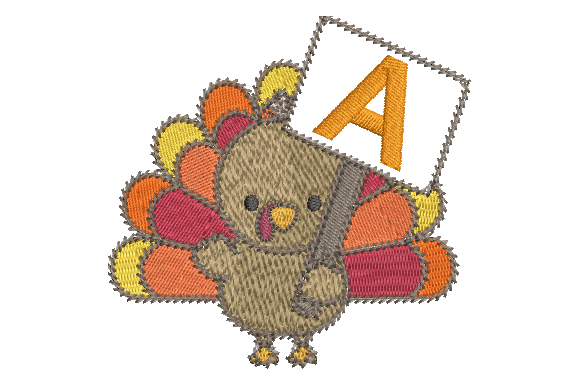 Turkey Thanksgiving Letter A Embroidery: A Designer’s Review