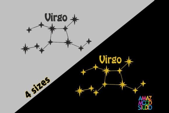 Zodiac Constellation Virgo: A Craft Fair Embroidery Review